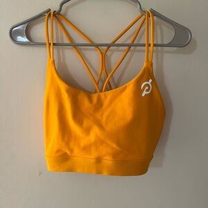 Peloton Cadent Strappy Elevate Bra in buttercup women’s size large